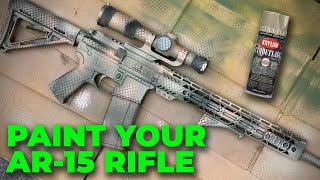 How to Spray Paint Your AR-15 Rifle - Firearms News