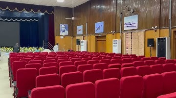 SAFRAN Event at HAL Audiotorium. Audio Visuals Setup by #ievexco