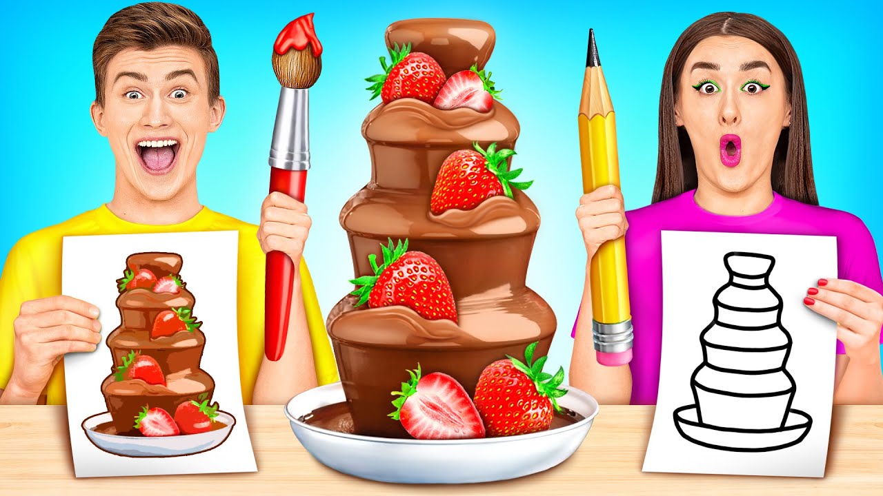 Who draws it better Challenge #5 | Cool life hacks for drawing by Olala ...