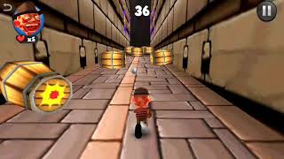 deflecting barrels in running fred but the edit is overreacting