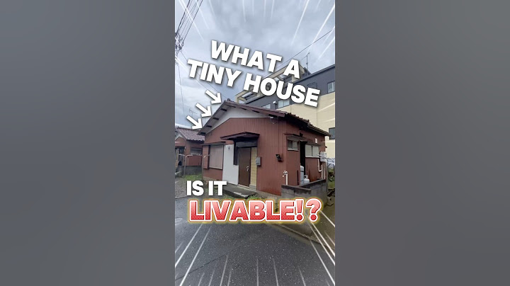 [Small detached house! ]Can you really live inside this small house? ?