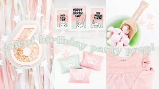 Craft With Me! | Prepping an Entire Birthday Party with My Cricut