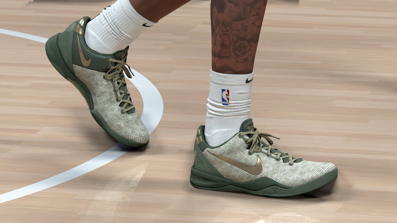 NBA 2K26 Next Gen Shoe Creator - Nike Kobe VIII "Woodland Snake"