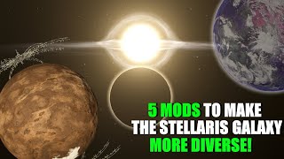 5 Mods To Make The Stellaris Galaxy More Diverse! #shorts  #stellaris