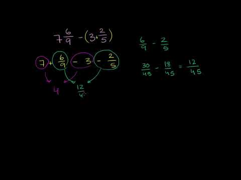 Видео: Как разделяте смесени числа с различни знаменатели?