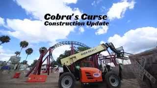 Cobra's Curse Construction Update | Busch Gardens Tampa Bay