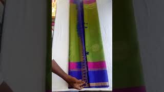 How To Fold Saree Like Kanchipuram Style