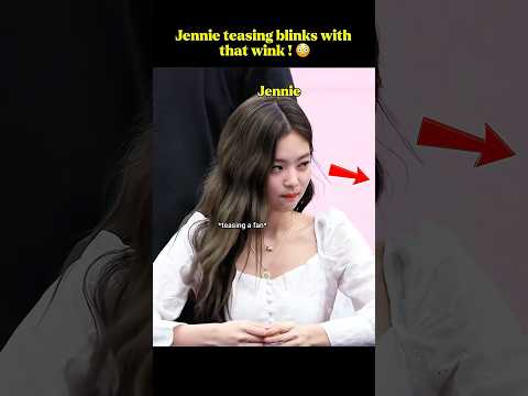 Jennie Flirting Wink Blackpinkedit Jennie Jenniekim 