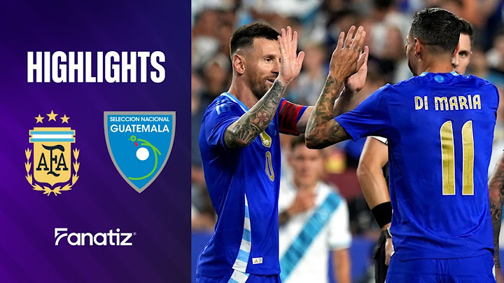 Argentina 4-1 Guatemala | Extended Game Highlights | International friendly 2024