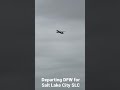 DFW Plane Spotting Takeoff Delta A220