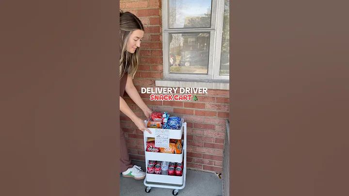 SNACK CART RESTOCK FOR DELIVERY DRIVERS #restock #asmr #deliverydriver