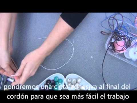 COMO HACER COLLARES CON PERLAS MONTESAS