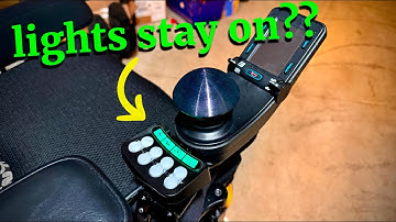 REPARATIE: Zittingknoppen blijven AAN? (Permobil ICS)