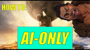 How to do AI Only in Civilization 6 (Quick Tutorial)