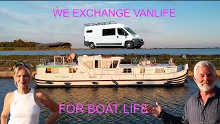 We exchange van life for boat life! FT @ameinavan