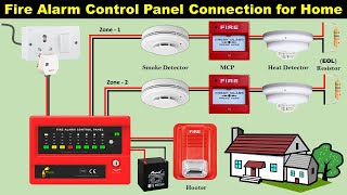 How to Connect Fire Alarm System in our Home @TheElectricalGuy