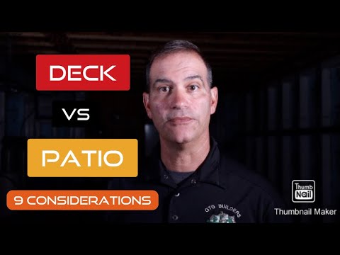 Deck versus Patio - 9 Things to Consider