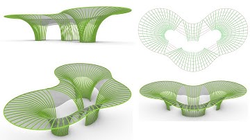 Parametric Bamboo Structure | Inspired by Huanglong Waterfront Bamboo Pavilion