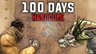 I Survived 100 Days of Hardcore in Ark Scorched Earth... Here's What Happened