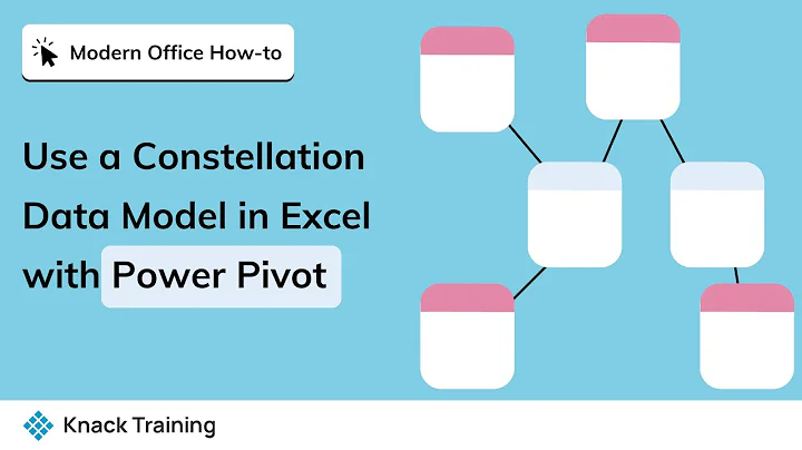 Power Pivot Constellation Data Model in Excel