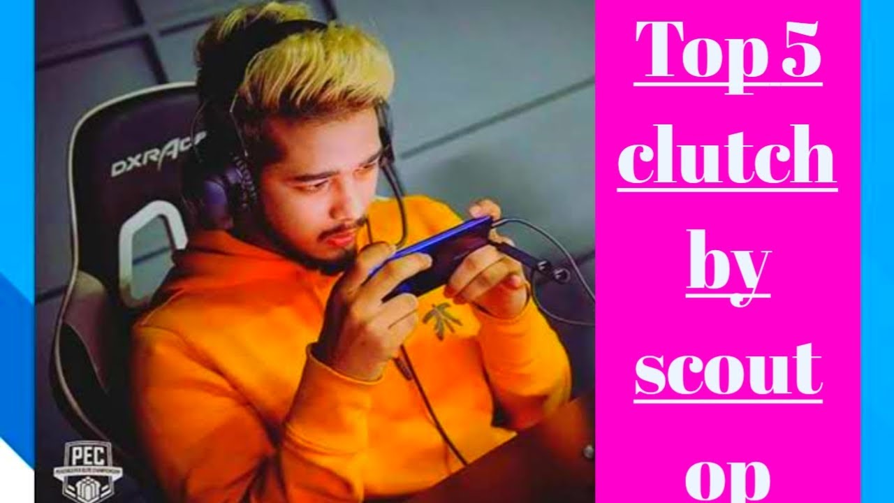 Top 5 clutch by scout op || battleground mubile India 🤪