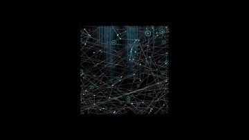 4K UHD 25fps FREE Video Background   VJ Geometric Abstract Shapes And Particles