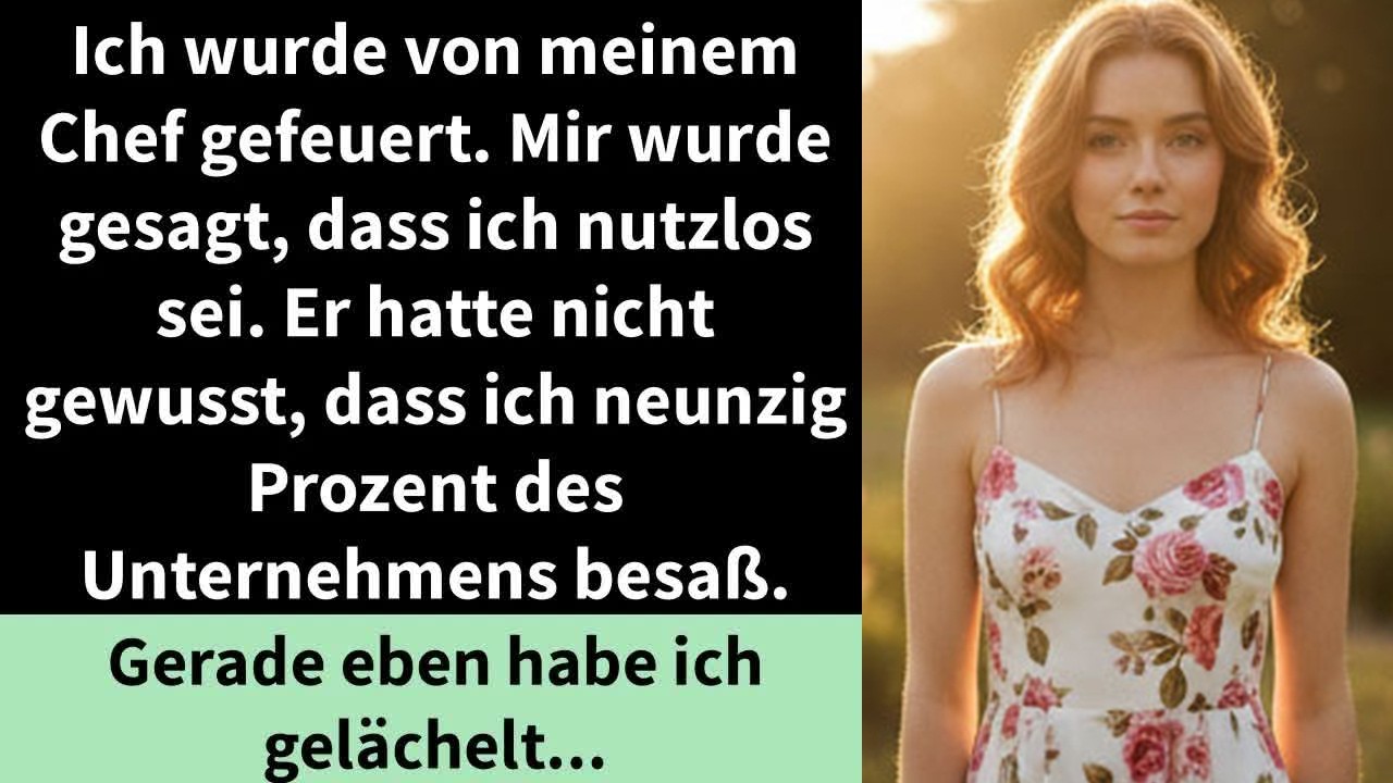 Mein Chef nannte mich nutzlos und feuerte mich – er wusste nicht, wer ich wirklich war