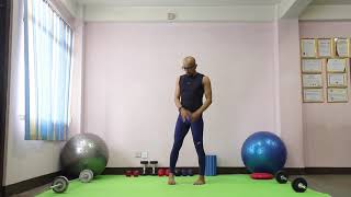 Transverse Plane Squatting : Internal Rotated Leg Stance