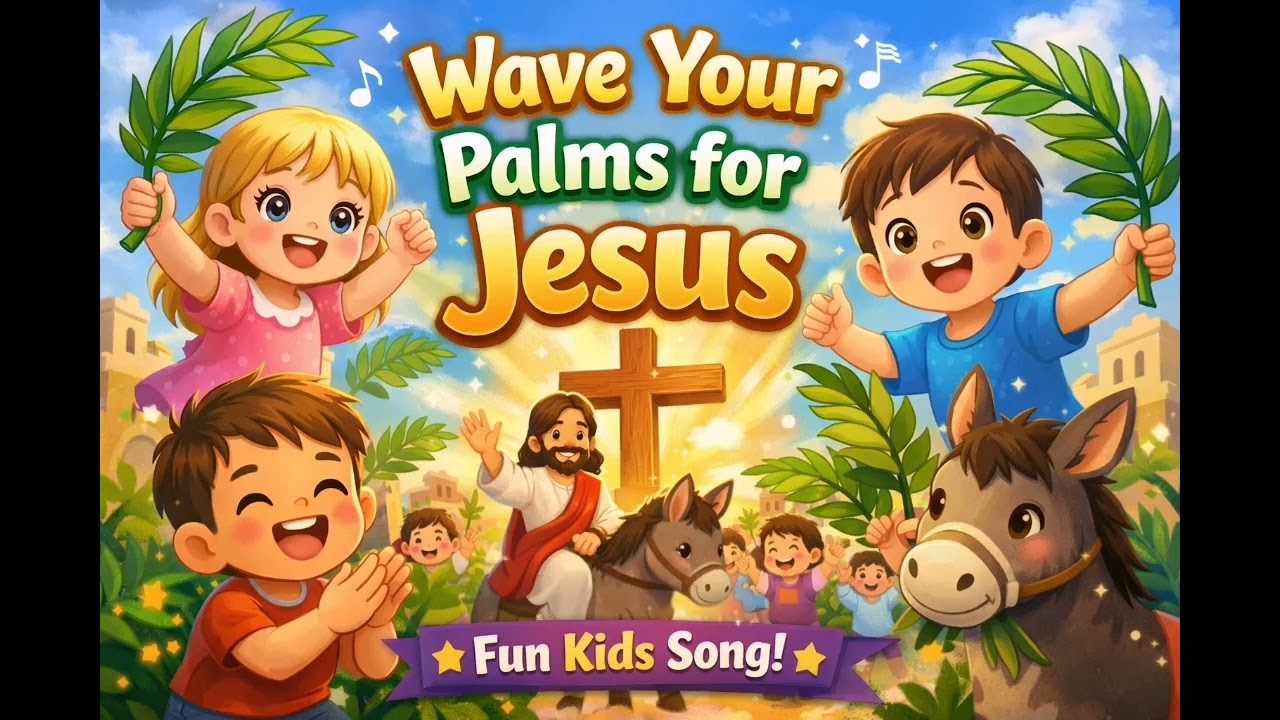 Wave Your Palms for Jesus – Joyful Palm Sunday Song for Kids