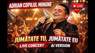 ❤️ Adrian Copilul Minune – Jumătate Tu, Jumătate Eu | LIVE Concert AI Version 🎤