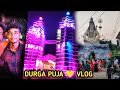 Happy durga puja  twin towers and bholenath murti at bijni durga puja spacial vlogs