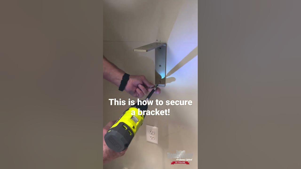 How To Install Shelf Brackets YouTube