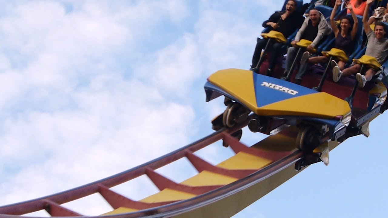 Nitro roller coaster at ROTB 5 YouTube