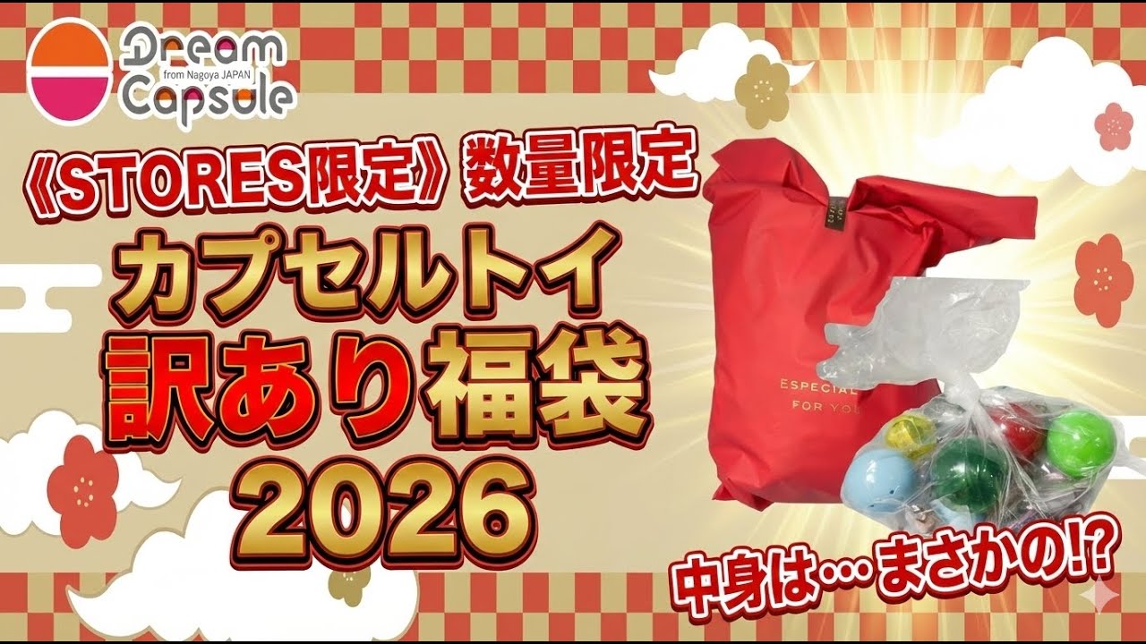 ドリームカプセル 訳あり福袋2026 開封レビュー｜個数＆ベスト3