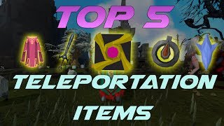 Runescape 3 - Top 5 Teleport Items
