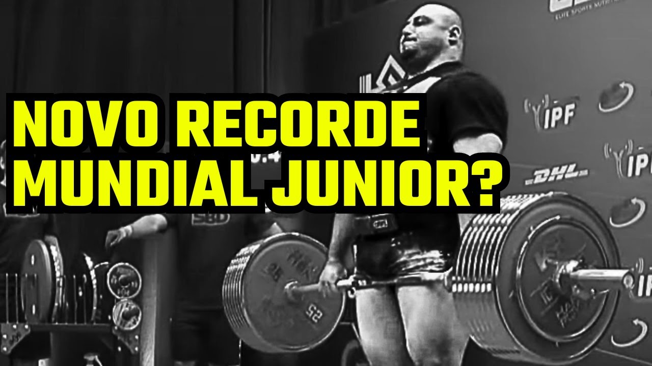 Esse GIGANTE Vai Bater o RECORDE MUNDIAL JR no Powerlifting?