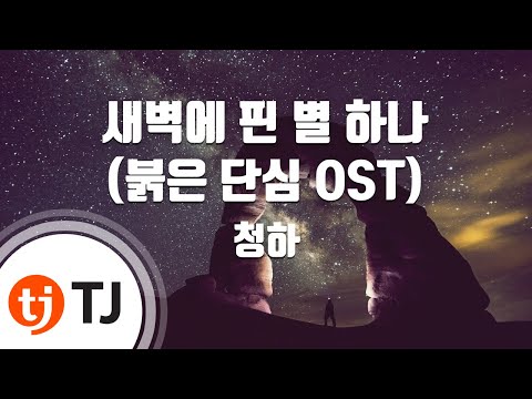 [TJ노래방] 새벽에핀별하나(붉은단심OST) - 청하 / TJ Karaoke