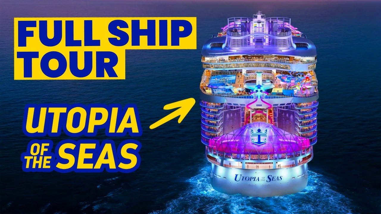 Utopia of the Seas Ship Tour: AN INCREDIBLE FUN SHIP!