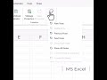 MS Excel Adding Note