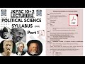 #JKPSC #10+2 Lecturer Syllabus Political Science Analysis Part 1. #10+2 Lecturer Syllabus