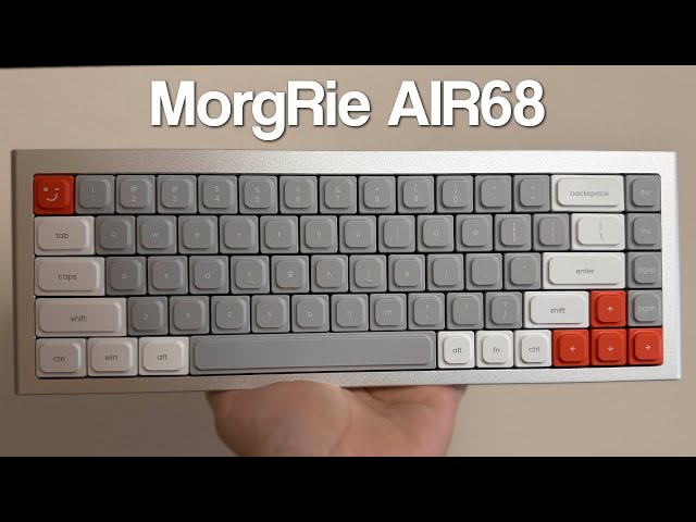 MorgRie AIR68 Low Profile Keyboard Review - YouTube
