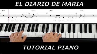 Miniatura de vídeo de "EL DIARIO DE MARIA TUTORIAL PIANO CATOLICO"
