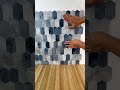 INNO STICKERS Long Hexagon Blue Peel and Stick Backsplash Wall Tile