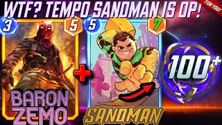 This BARON ZEMO SANDMAN Deck IS ACTUALLY SO INSANE! | Marvel SNAP