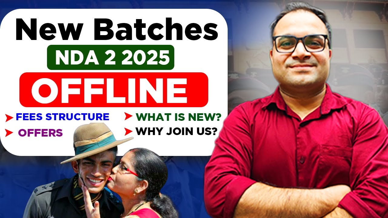 How To Prepare For NDA 2 2025 ? Complete Details OFFLINE Batches JDA ...