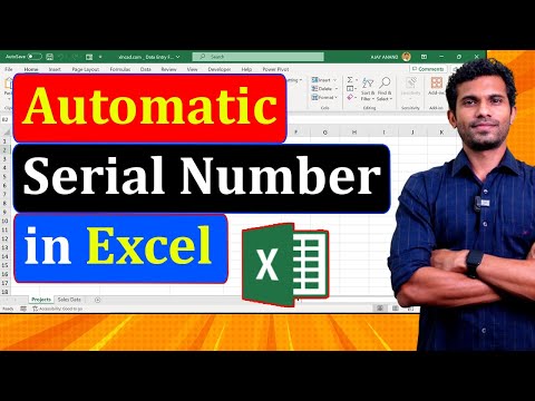 Automatic Serial Number in Excel
