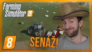 SENÁŽ! | Farming Simulator 19 #08