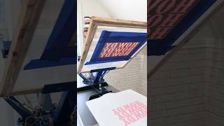 2 Color Screen Printing Process 🤠 Learn how to setup the screens in my online course. #screenprint