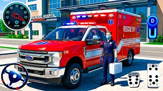 Ambulance City Rescue Simulator 3D - 911 US Emergency Ambulance Driving 2026 Android Gameplay screenshot 5