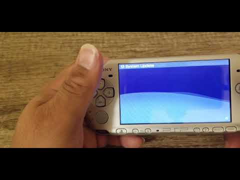 PSP update using mobile hotspot